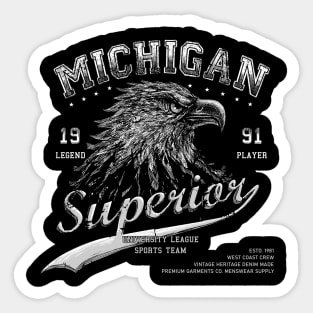 eagle head illustration sporty graphic Sticker